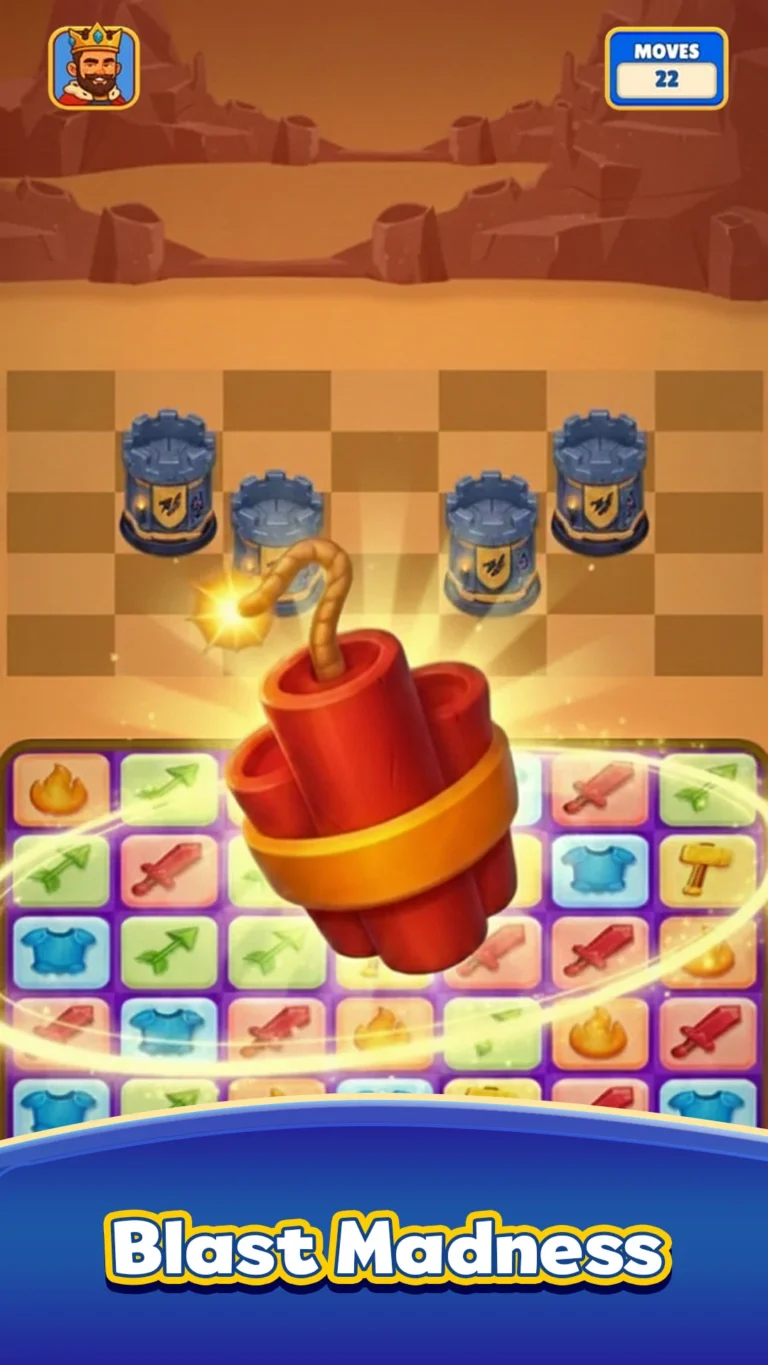 Smash Match castle meta screen