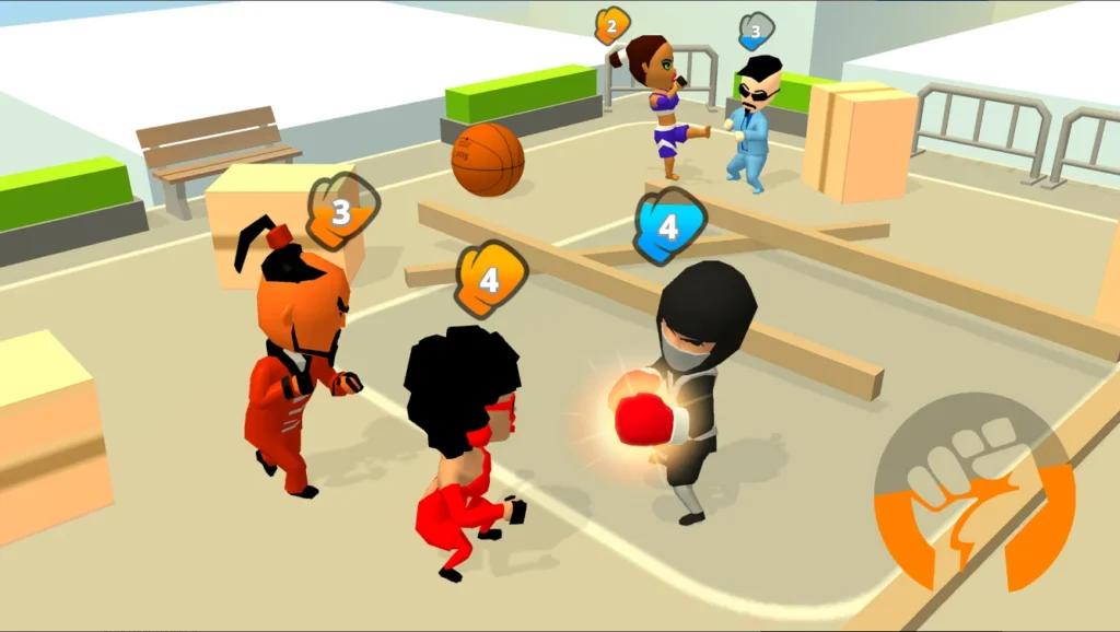 3D casual brawler game built in Unity